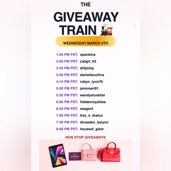 Other - The GIVEAWAY Raid Train | Wednesday March 4th | 2:00PM PST
